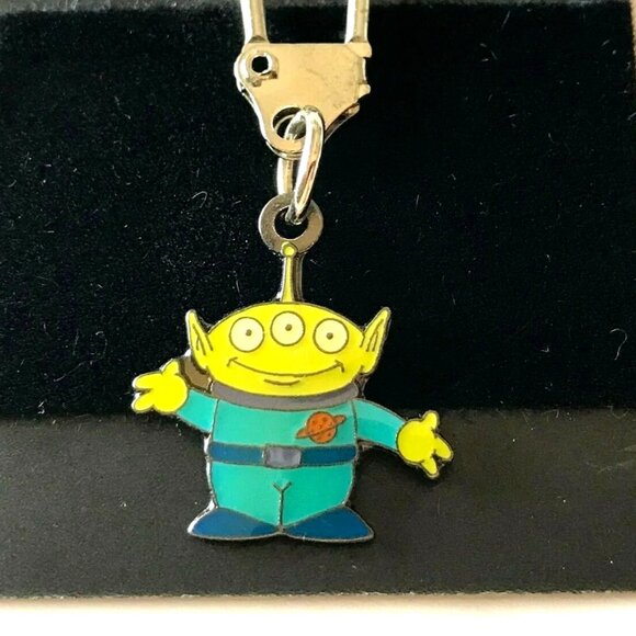 Vintage Disney Toy Story Little Green Men Zipper Pull Purse Charm Disneyana - Picture 2 of 7